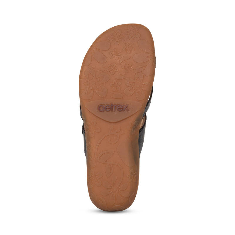 Izzy Adjustable Slide Sandal #color_black
