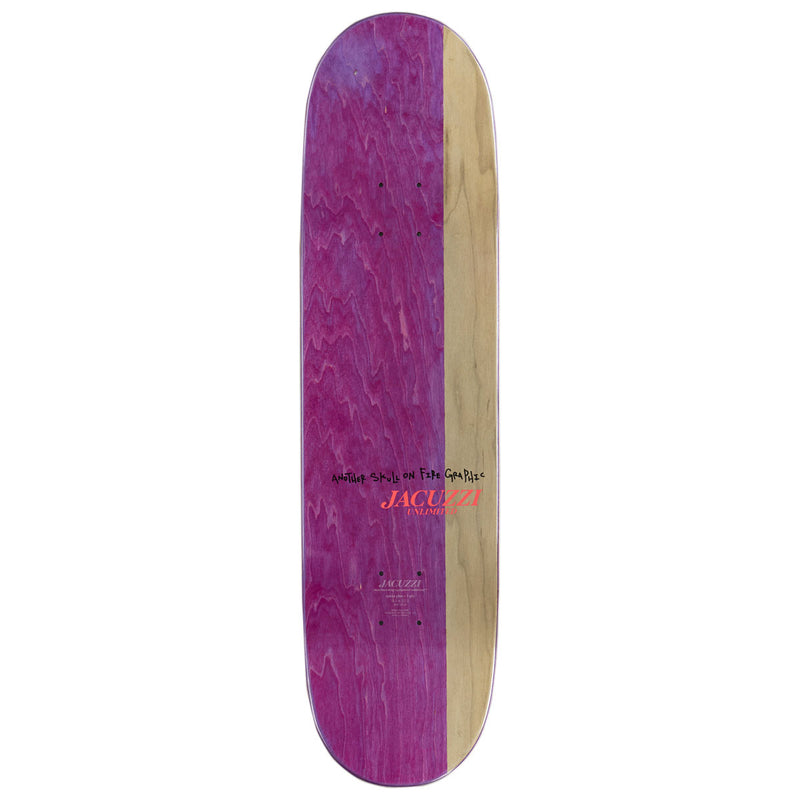 Jacuzzi Unlimited John Dilo Skull Cycle Wheel Wells EX7 Skateboard Deck - 8.50"