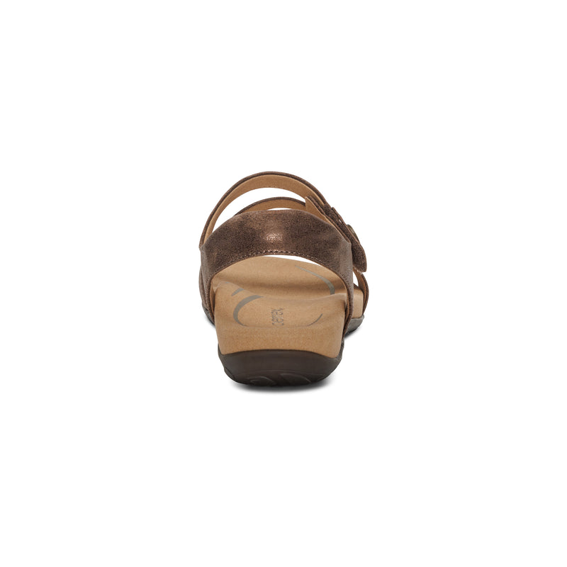 Jess Adjustable Quarter Strap Sandal #color_bronze