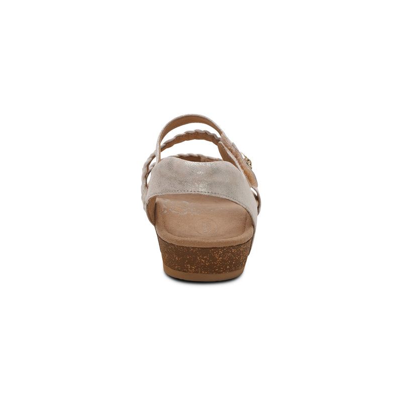 Jillian Braided Quarter Strap Sandal #color_champagne