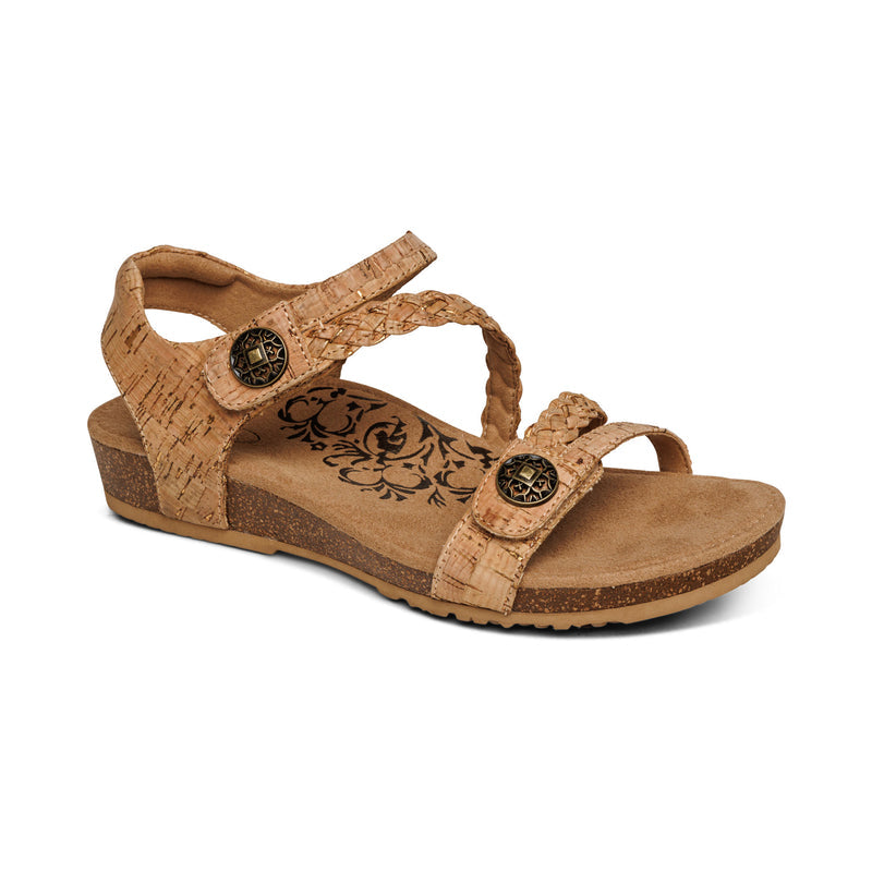 Jillian Braided Quarter Strap #color_cork