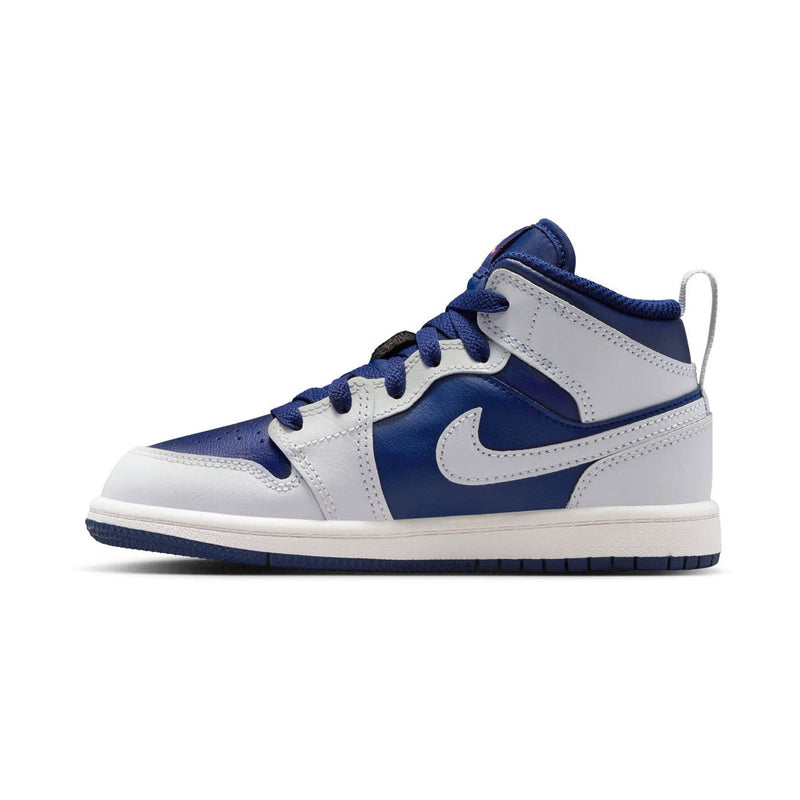 Jordan 1 Mid 'Blue Void' Little Kids' Shoes