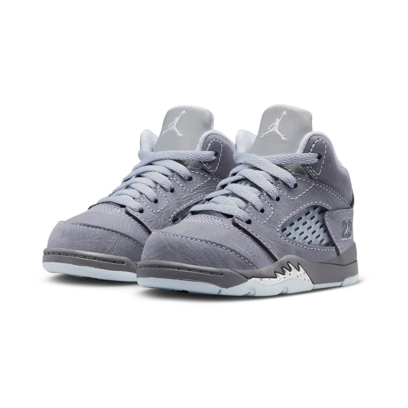 Jordan 5 Retro 'Wolf Grey' Baby/Toddler Shoes