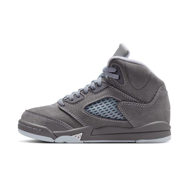 Jordan 5 Retro 'Wolf Grey' Little Kids' Shoes