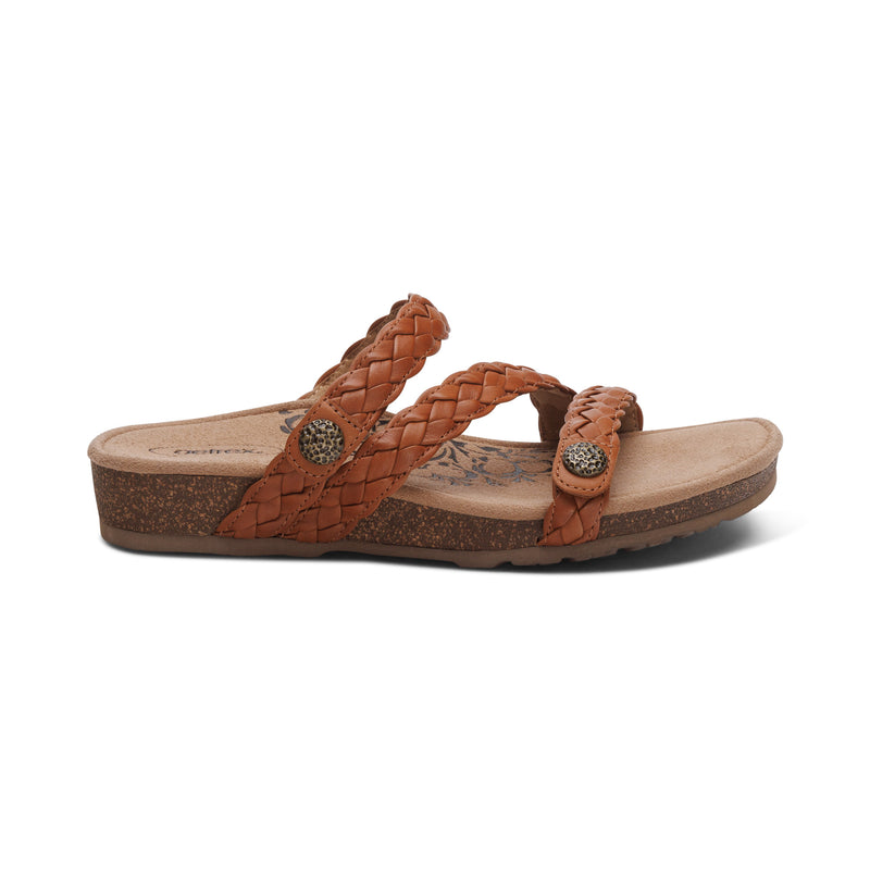 Josie Braided Slide #color_ginger