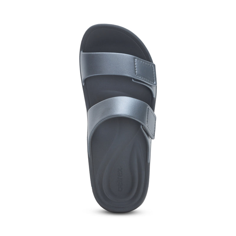 Kaia Two Band Slide #color_pewter