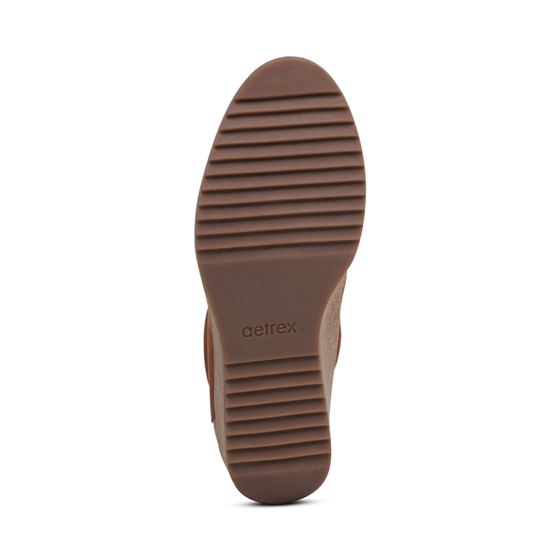 Kara Ankle Wedge Boot #color_cognac