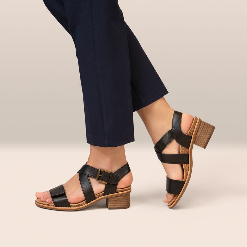 Kristin Arch Support Block Heel #color_black