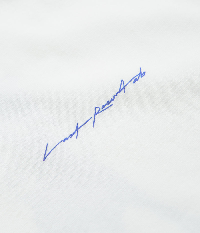 Last Resort AB x Julian Smith Boxers T-Shirt in White and Dirty Blue