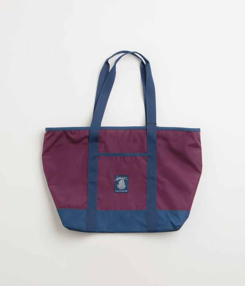 Last Resort AB x Julian Smith Cooler Bag in Plum and Dirty Blue