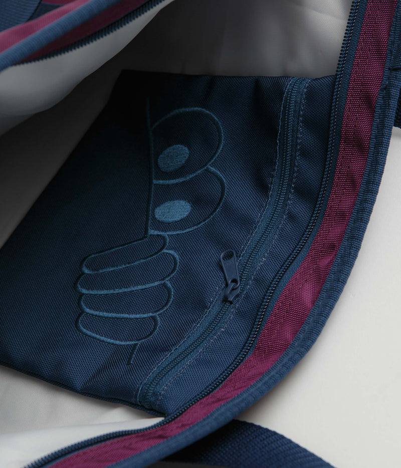 Last Resort AB x Julian Smith Cooler Bag in Plum and Dirty Blue
