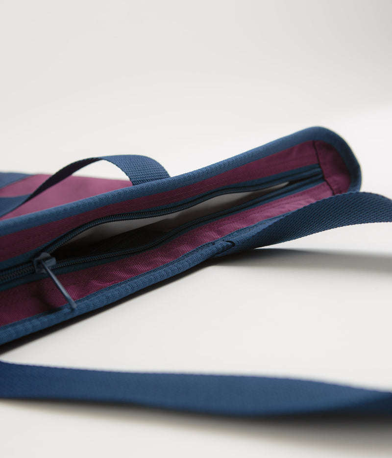 Last Resort AB x Julian Smith Cooler Bag in Plum and Dirty Blue