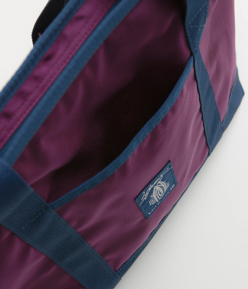 Last Resort AB x Julian Smith Cooler Bag in Plum and Dirty Blue