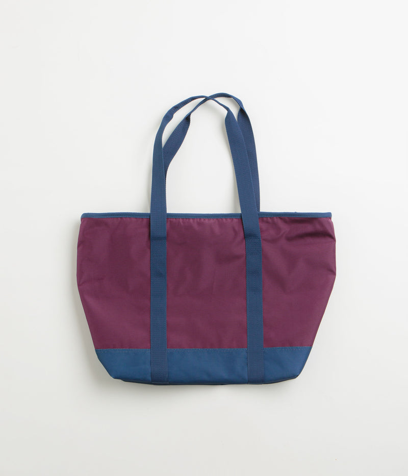 Last Resort AB x Julian Smith Cooler Bag in Plum and Dirty Blue