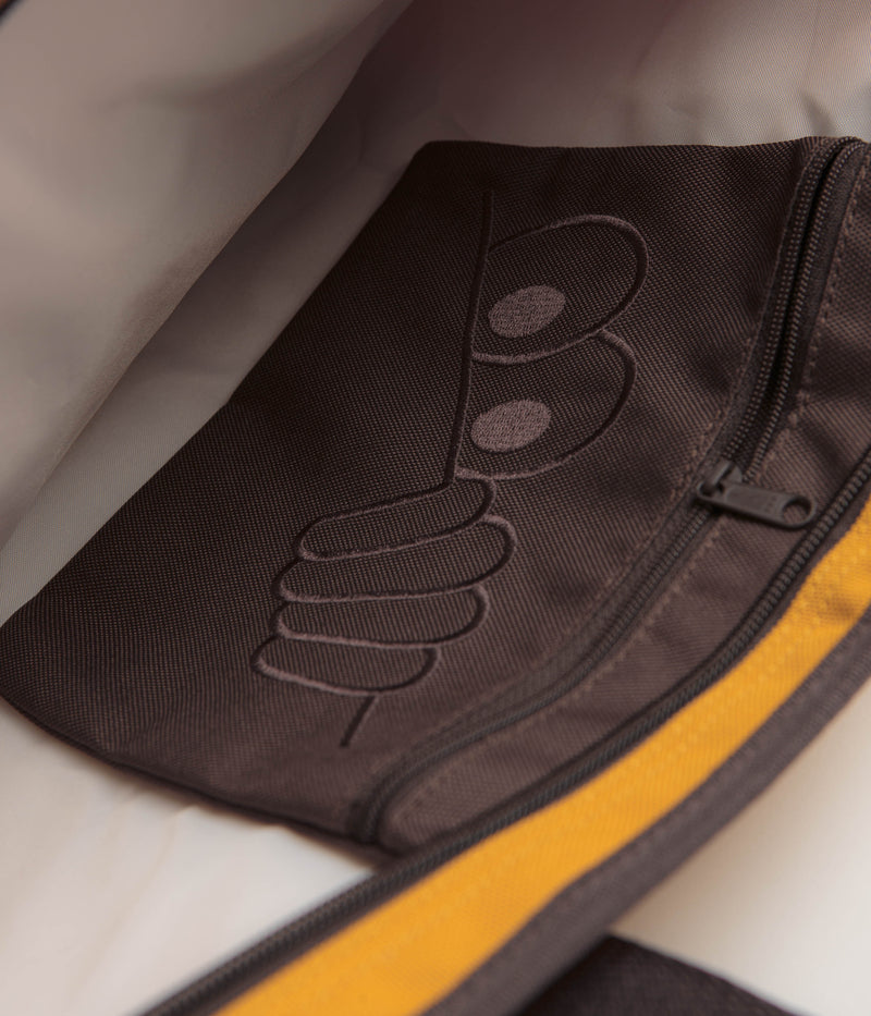 Last Resort AB x Julian Smith Cooler Bag in Yellow and Brown