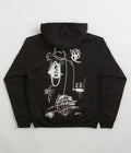 Last Resort AB x Julian Smith Expando Hoodie in Black and White