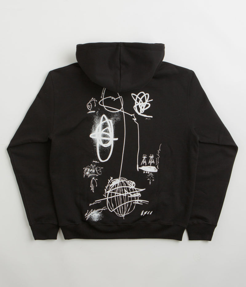 Last Resort AB x Julian Smith Expando Hoodie in Black and White