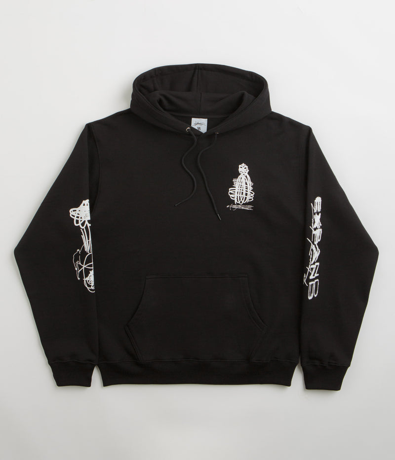 Last Resort AB x Julian Smith Expando Hoodie in Black and White