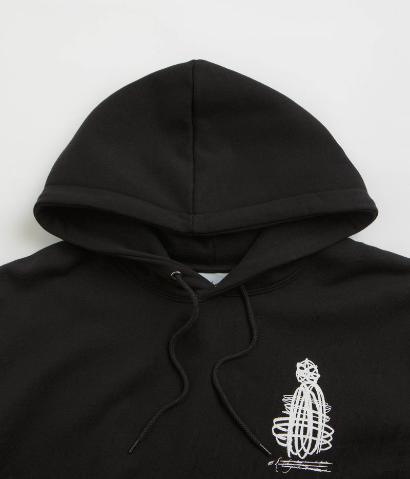 Last Resort AB x Julian Smith Expando Hoodie in Black and White