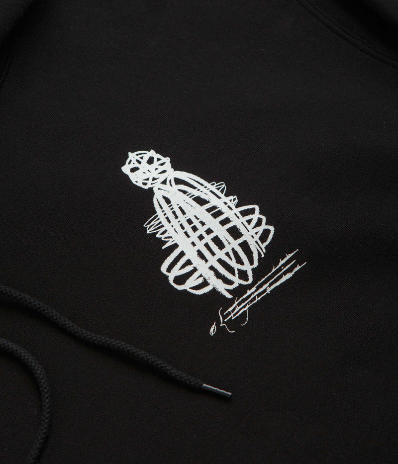 Last Resort AB x Julian Smith Expando Hoodie in Black and White