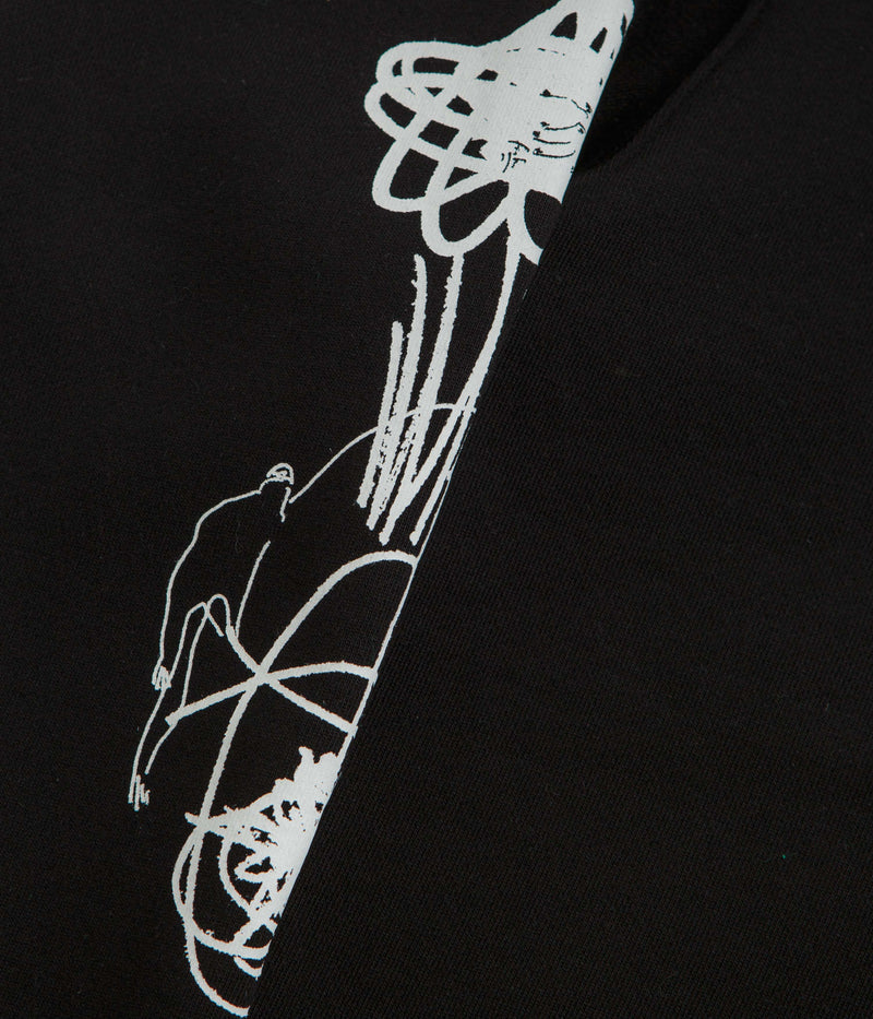 Last Resort AB x Julian Smith Expando Hoodie in Black and White
