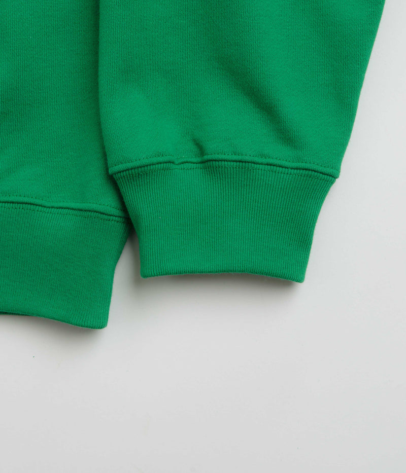 Last Resort AB x Julian Smith Heads Hoodie in Kelly Green and White
