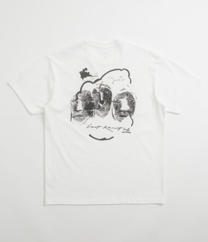 Last Resort AB x Julian Smith Heads T-Shirt in White and Black