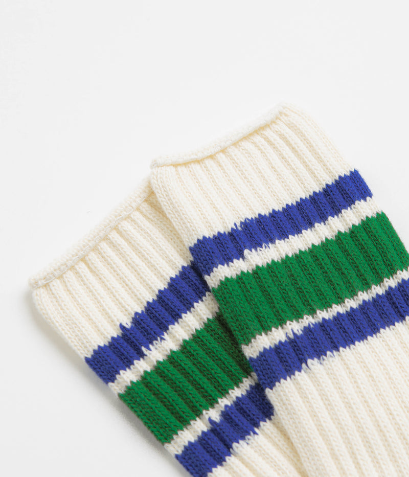 Last Resort AB x Julian Smith Retro Socks in Kelly Green