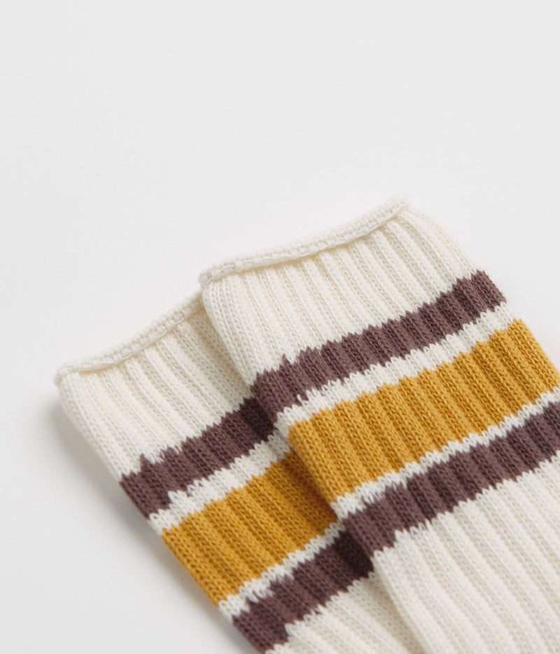 Last Resort AB x Julian Smith Retro Socks in Yellow