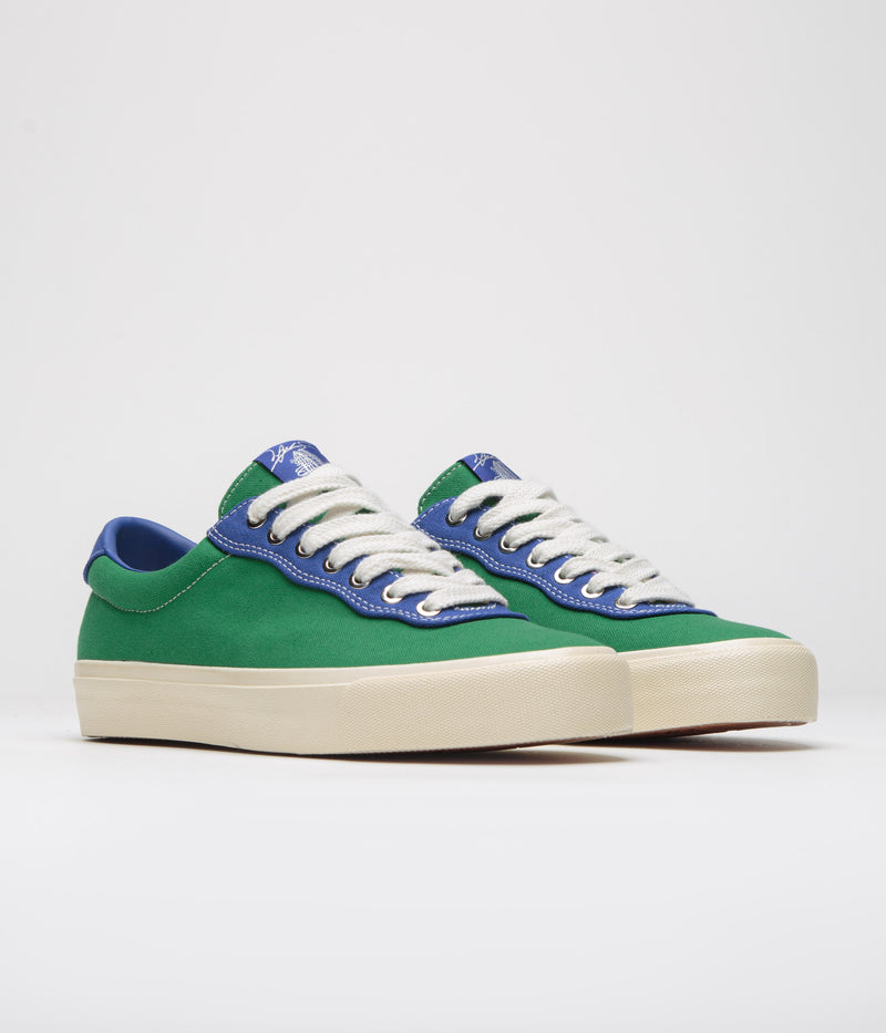 Last Resort AB x Julian Smith VM001 Canvas Shoes in Kelly Green and Klein Blue