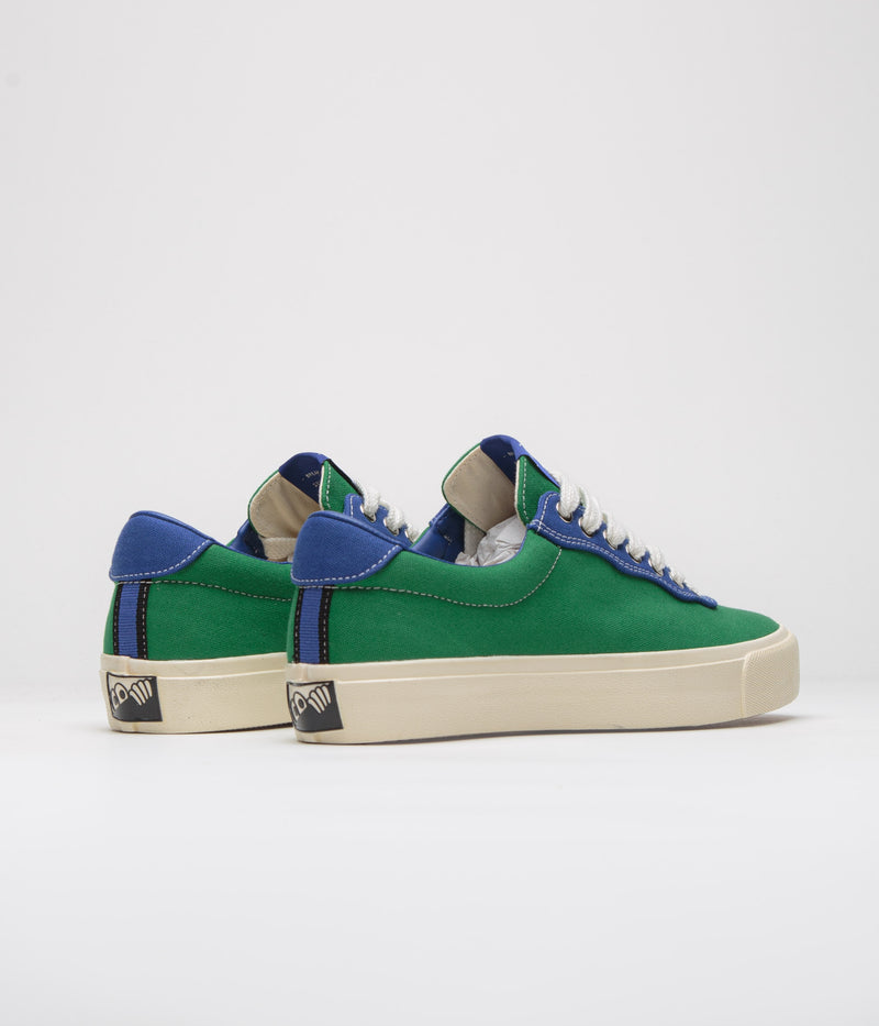 Last Resort AB x Julian Smith VM001 Canvas Shoes in Kelly Green and Klein Blue