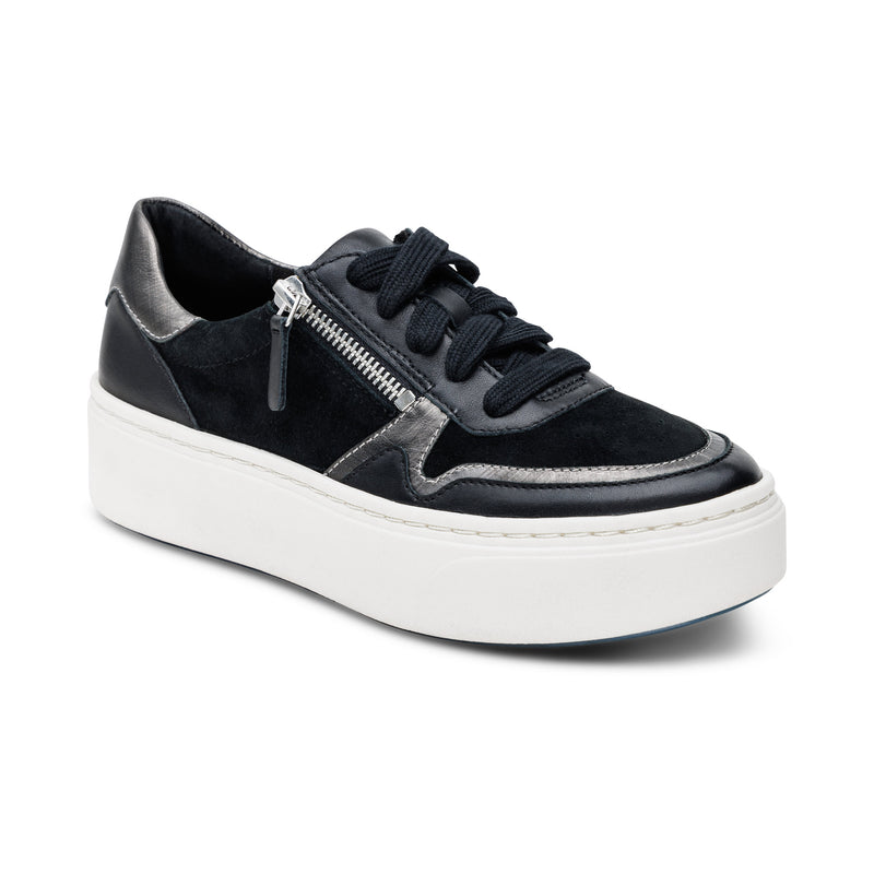 Leigh Arch Support Platform Sneaker #color_black