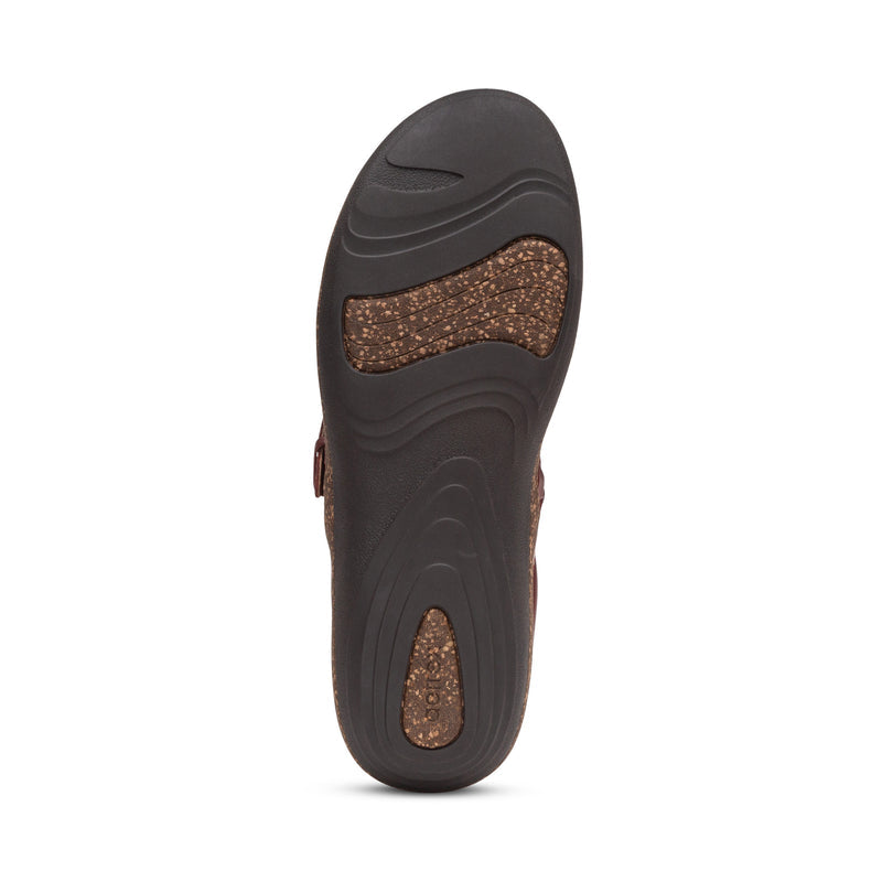 Libby Comfort Clog #color_burgundy
