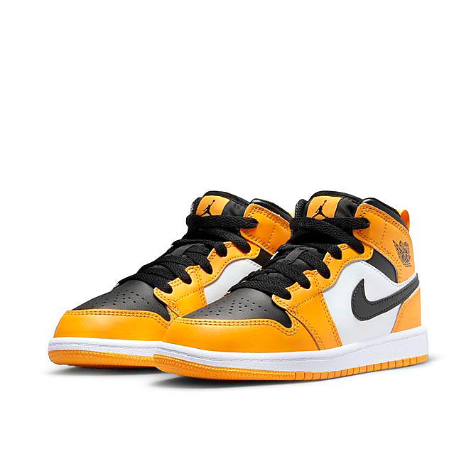 Little Kid's Jordan 1 Mid "Taxi" Taxi/Black-White (640734 701)