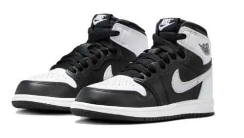 Little Kid's Jordan 1 Retro High OG Black/White-White (FD1412 010)