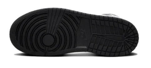 Little Kid's Jordan 1 Retro High OG Black/White-White (FD1412 010)