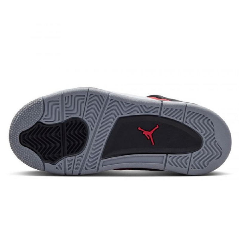 Little Kid's Jordan 4 Retro "Toro Bravo" Fire Red/White-Blk (HV4381 600)
