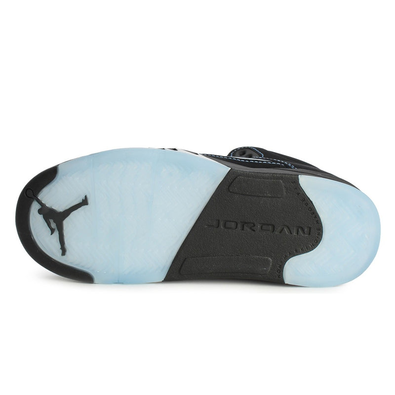 Little Kid's Jordan 5 Retro "Black Carolina" Black/Mult-Clr (440889 008)