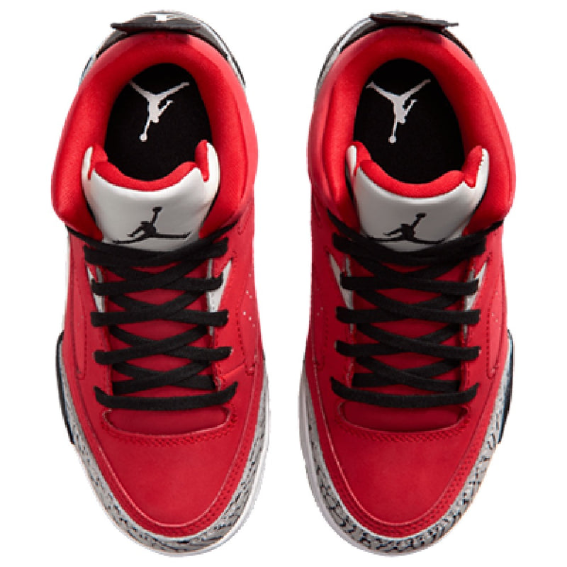 Little Kid's Jordan Son of Mars Low Fire Red/Black-Grey Mist-White