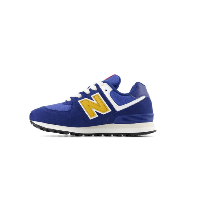 Little Kid's New Balance 574 Blue Yellow (PC574HBG)