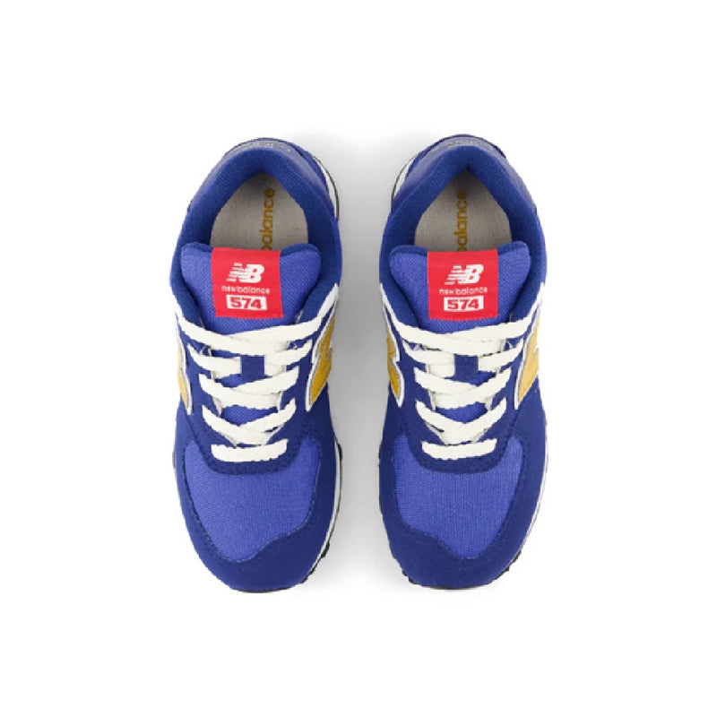 Little Kid's New Balance 574 Blue Yellow (PC574HBG)