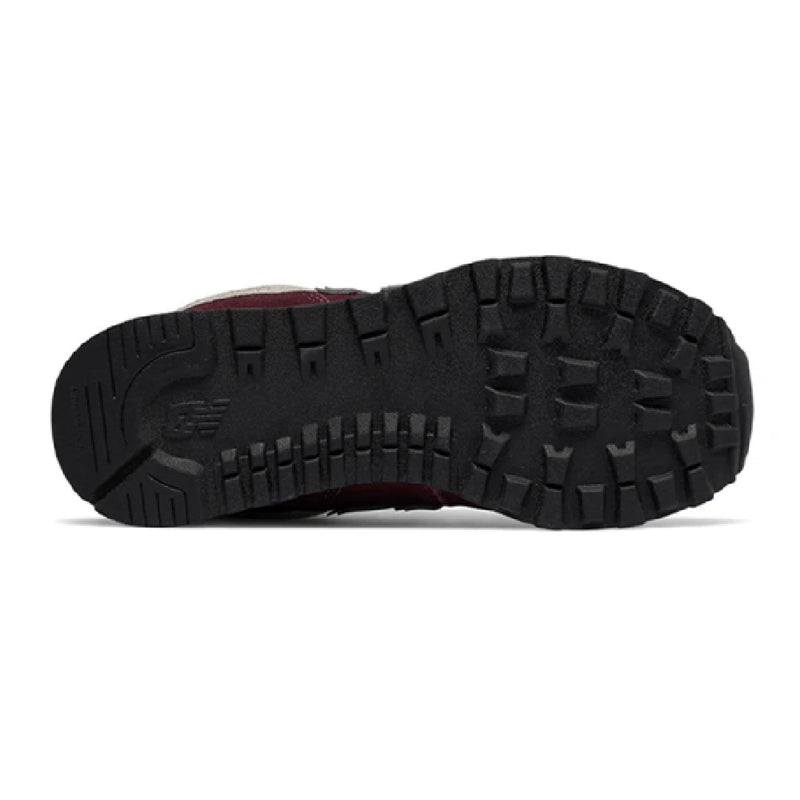 Little Kid's New Balance 574 Burgundy Gray (PC574GB)
