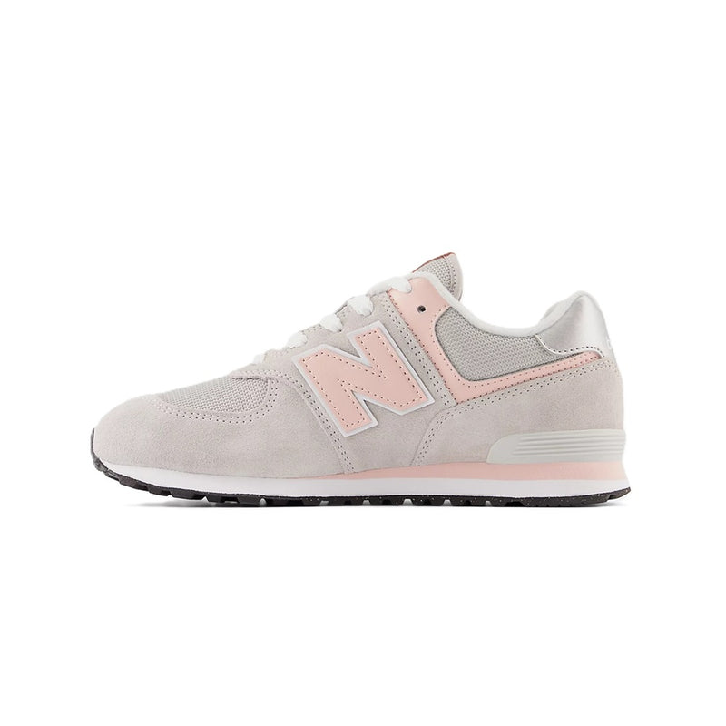 Little Kid's New Balance 574 Core Grey Pink (PC574EVK)