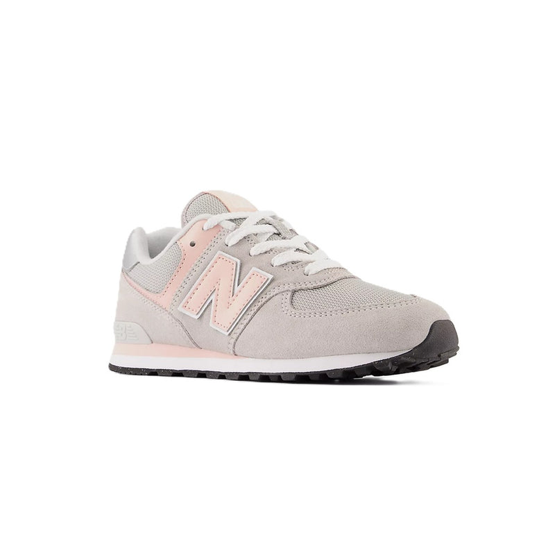 Little Kid's New Balance 574 Core Grey Pink (PC574EVK)