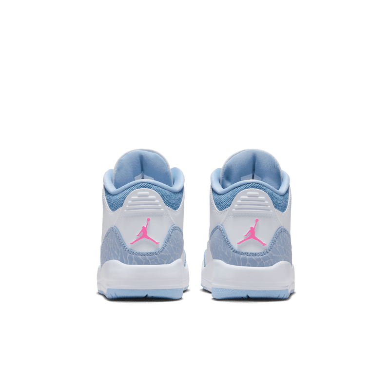 Little Kids' Jordan 3 Retro Shoes (PS) "White Cobalt Bliss"
