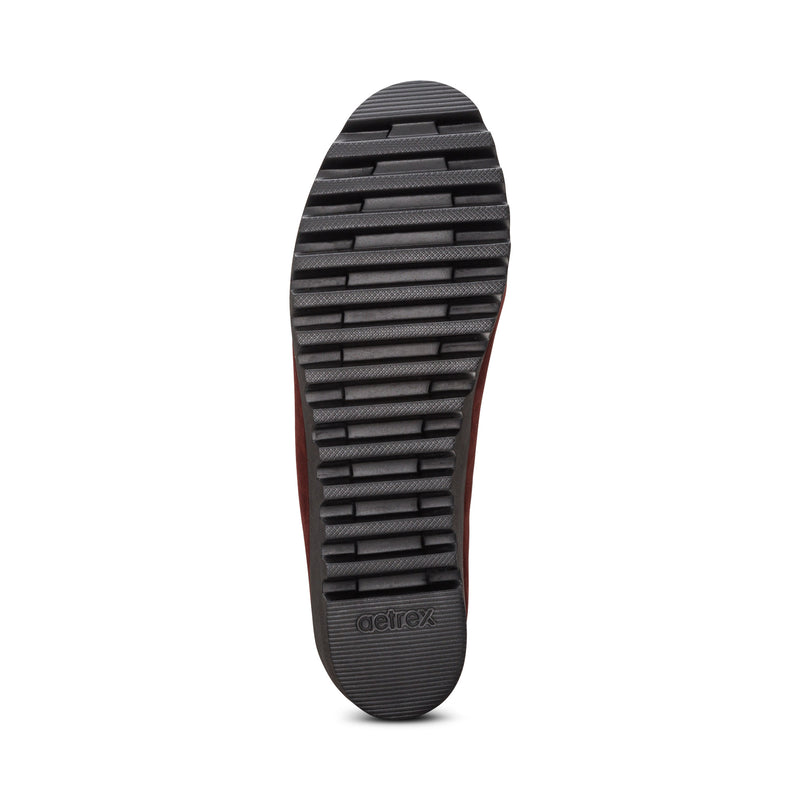 Liz Slip On Flat #color_burgundy