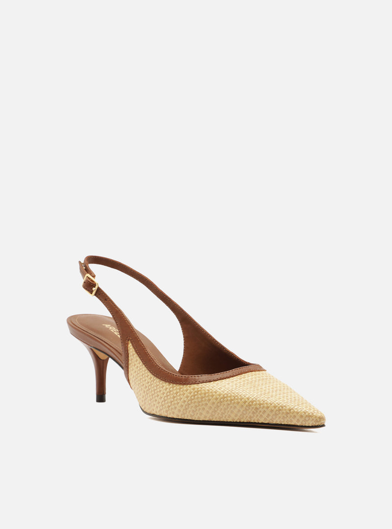 Liza Low Stiletto Leather Pump Pumps S/26