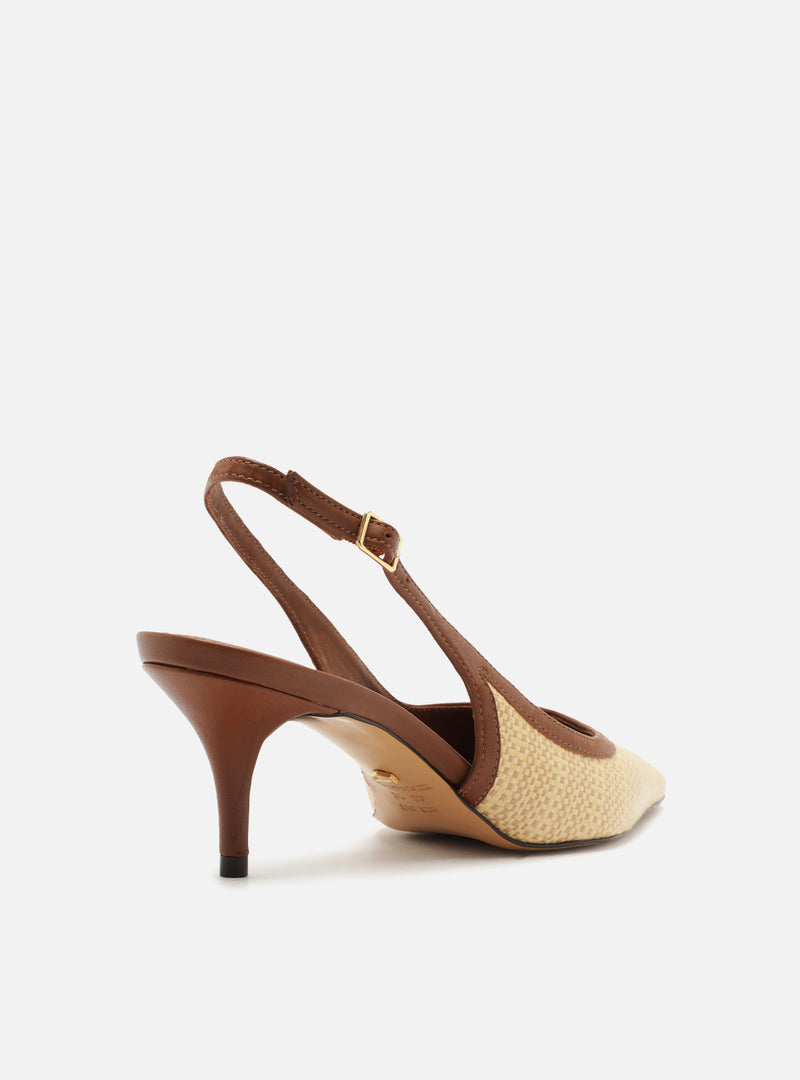 Liza Low Stiletto Leather Pump Pumps S/26