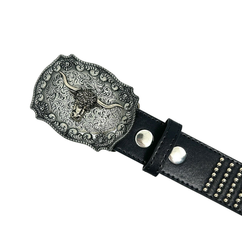 Loosey Interchangable Buckle Belt - Black