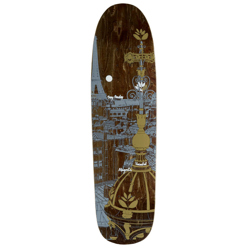 Magenta Soy Panday & Vivien Feil Rooftop Series 1992 Retro Shape Skateboard Deck - 8.40"